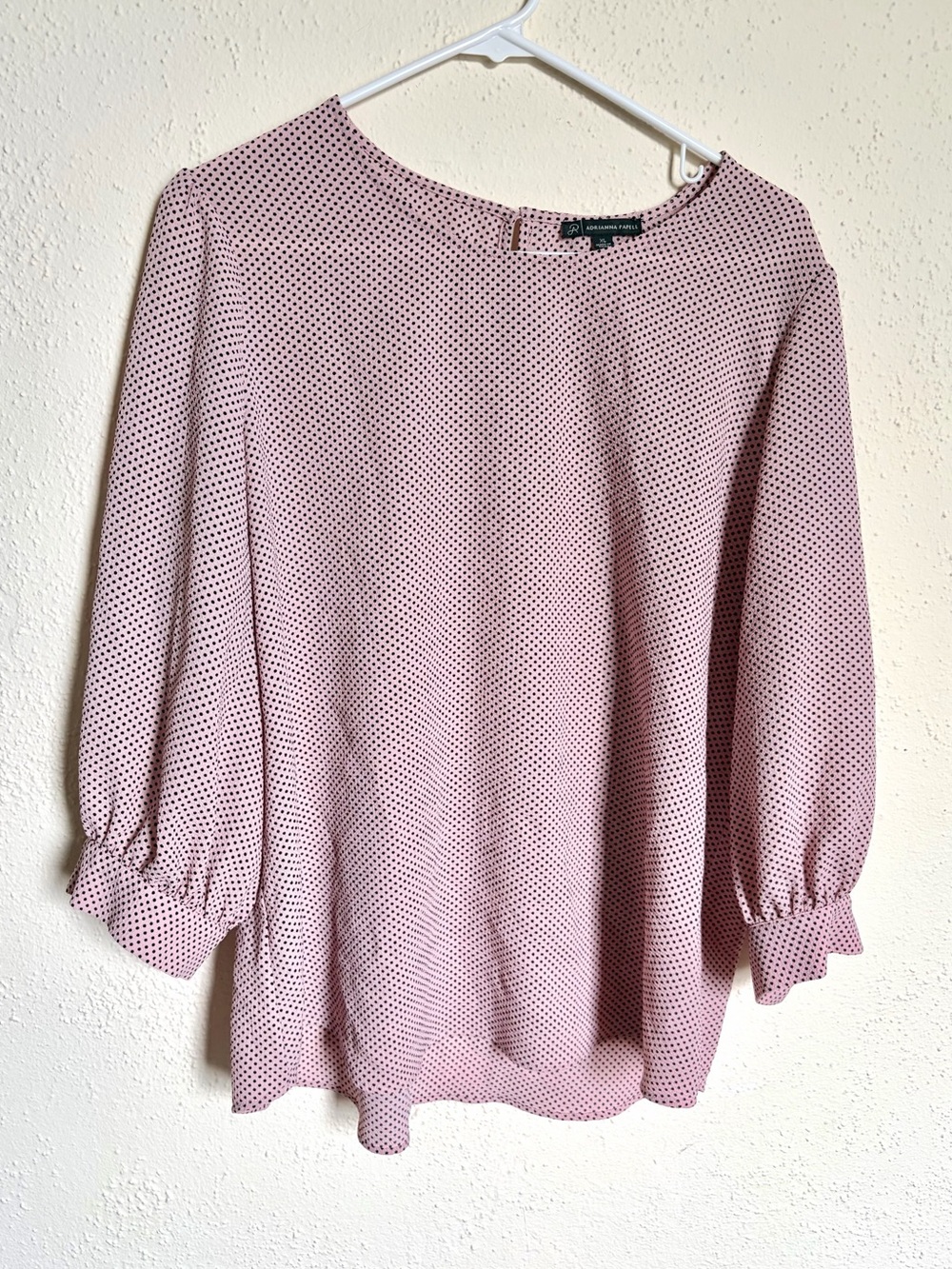 Adrianna Papell 3/4 Sleeve Blouse